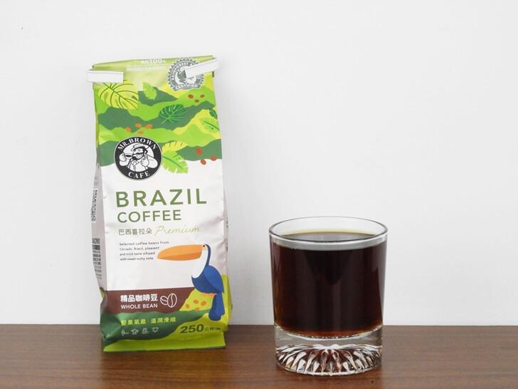 準備品嚐伯朗咖啡精品咖啡豆巴西喜拉朵