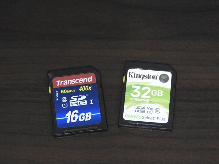 與舊的創建 16GB 記憶卡拍張做紀念