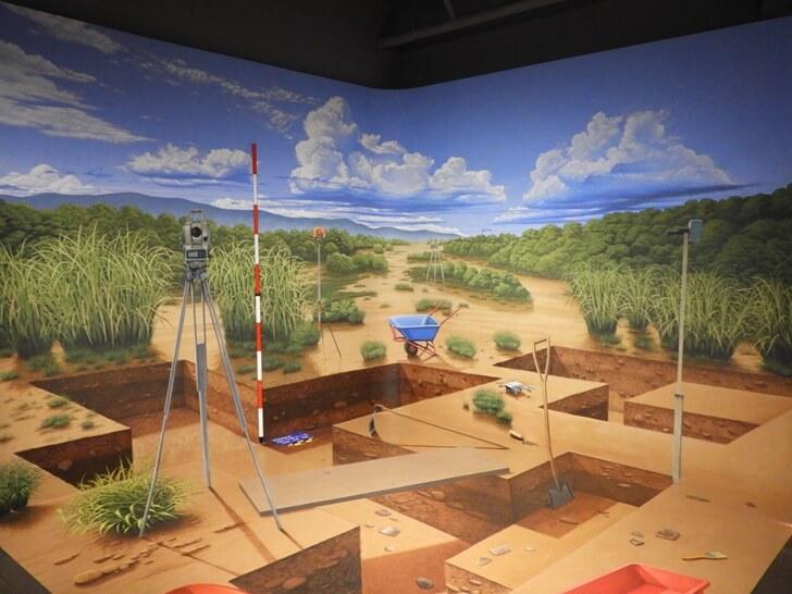 大園尖山考古展示館3D拍照區